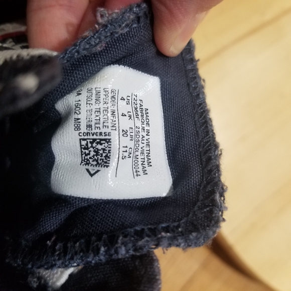 USA Flag toddler Converse All Star - Picture 5 of 13